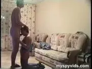 Теща не подозревая о скрытой камере ебется с зятем