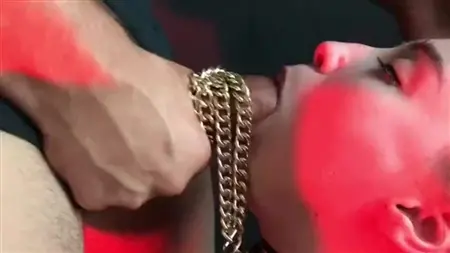 Надел наручники и засадил глубоко в рот